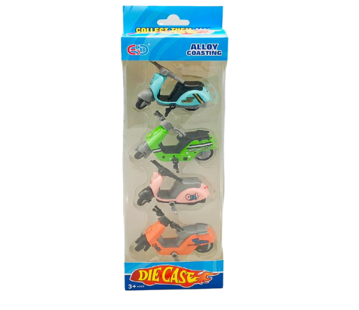 Scooter Toy Set, Die-cast Model Car, Chase Value, Chase Value