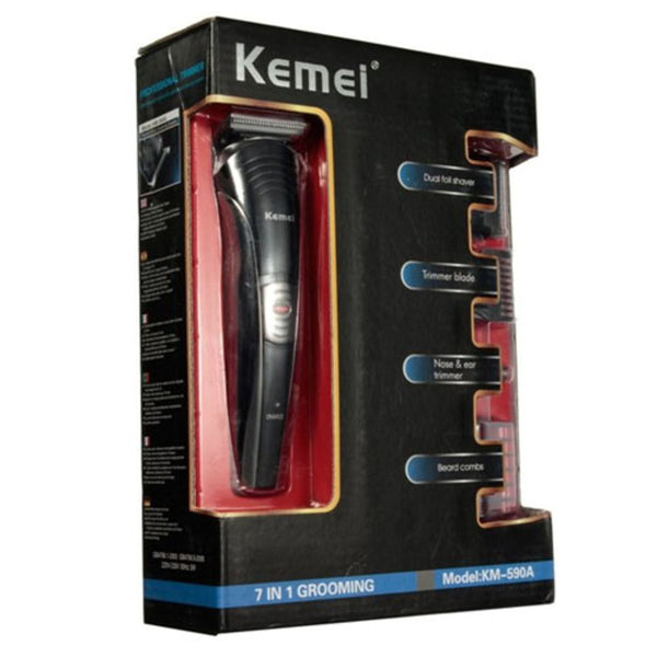 Kemei Grooming Kit 7 In 1 KM-590A, Shaver & Trimmers, Kemei, Chase Value