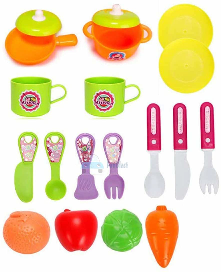 Kitchen Set Case,24Pcs/Hang Card (008-919A), Kids Cosmetic & Kitchen Sets, Chase Value, Chase Value