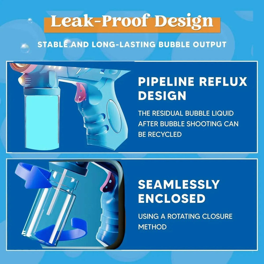 B/O Bubble Gun with Light, Weapon Toys, Chase Value, Chase Value