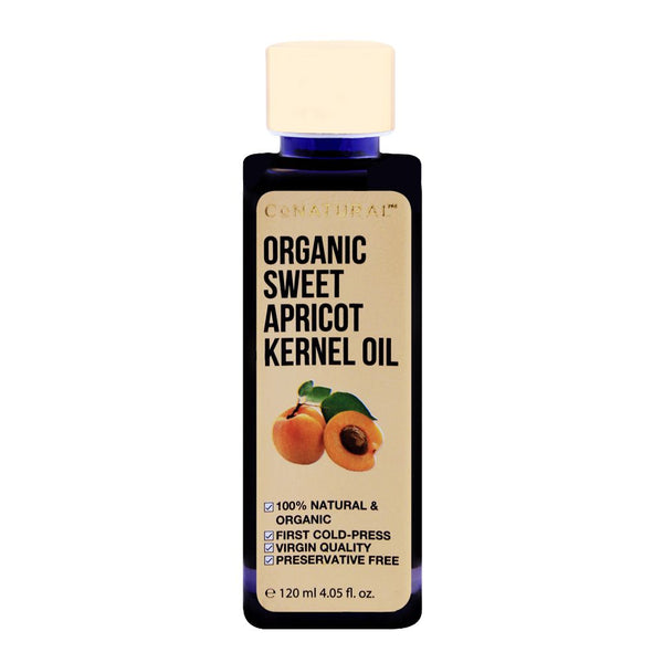 Co-Natural Organic Sweet Apricot Kernel Oil  120ml, Oils & Serums, Co-Natural, Chase Value
