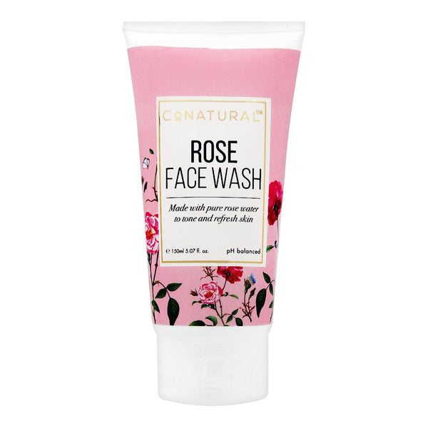 Co-Natural Rose Face Wash  150ml, Face Washes, Co-Natural, Chase Value