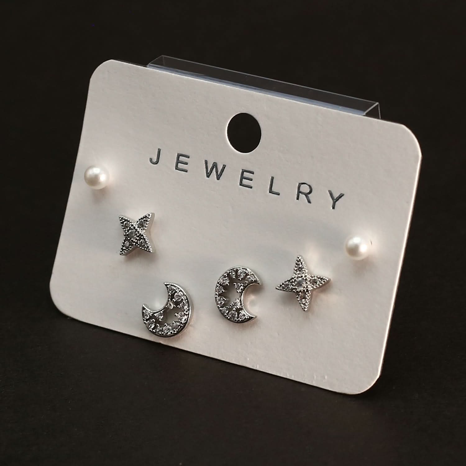 Women's Tops 3 Pcs - Silver, Women Earrings & Tops, Chase Value, Chase Value