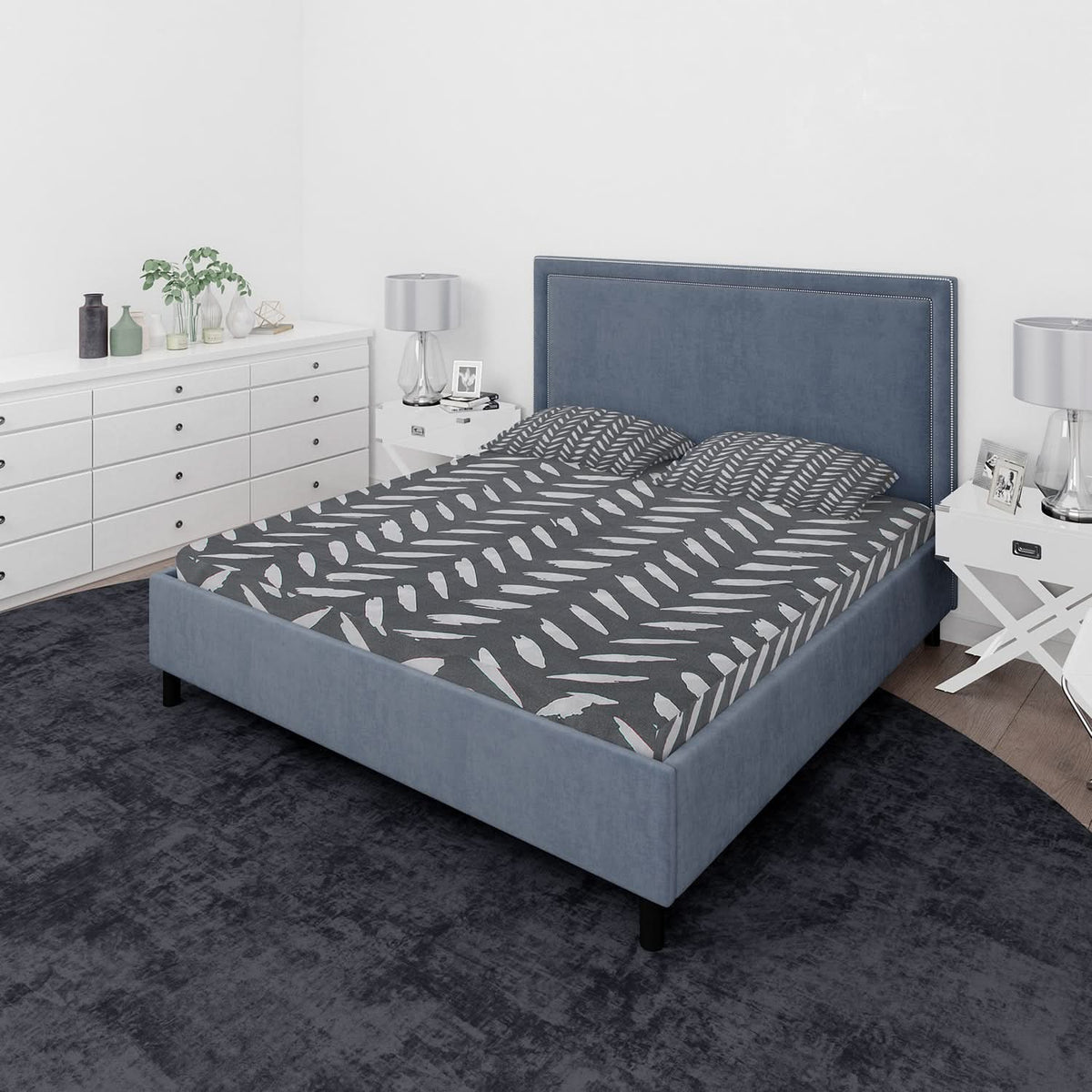 Double Bedsheet 3pcs - Multi Color, Double Size Bed Sheet, Chase Value, Chase Value