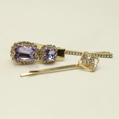 Hair Pin Card - Golden
