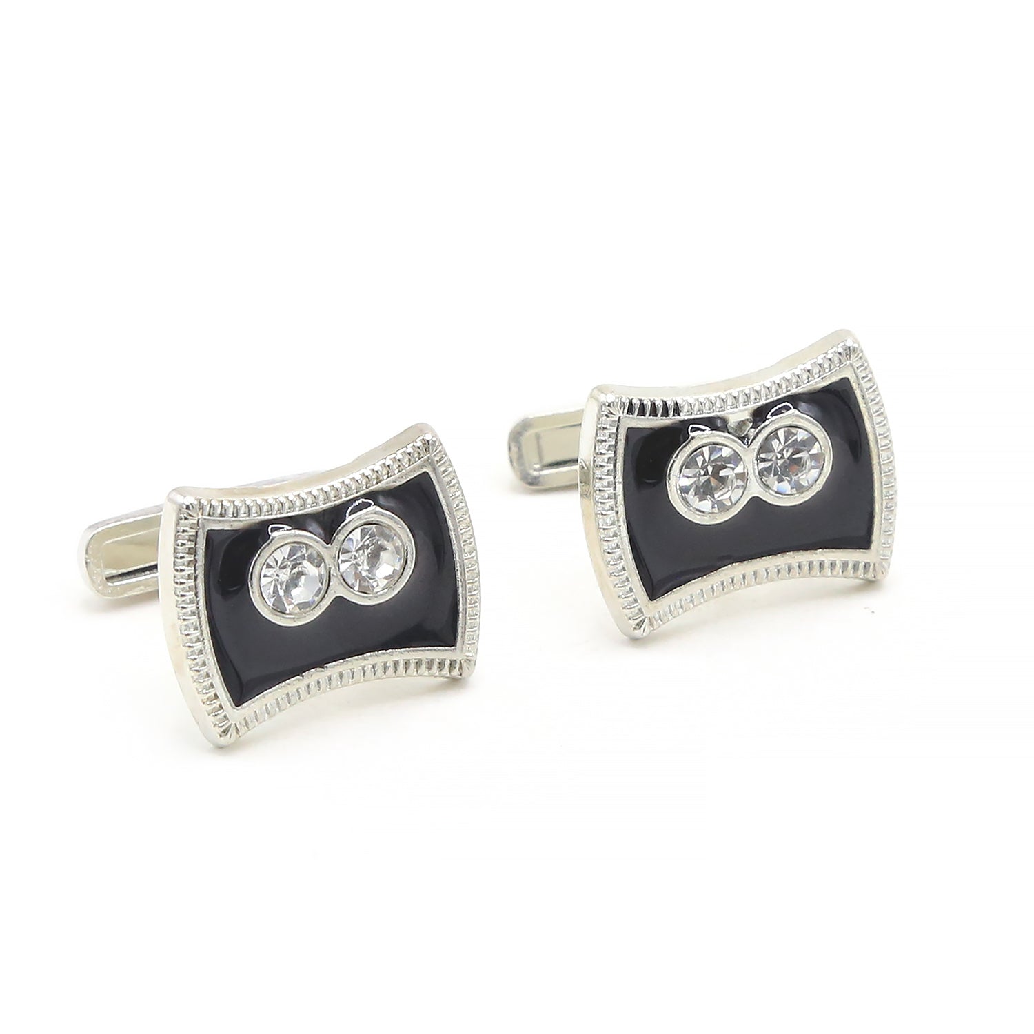 Men's Cufflink - Black, Men's Cufflinks, Chase Value, Chase Value