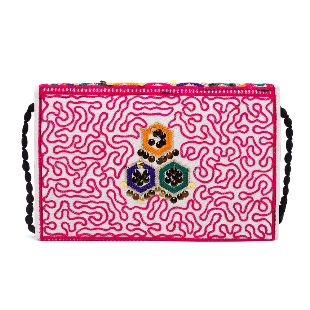 Women's Clutch Sindhi Traditional Embroidered, Women Clutches, Chase Value, Chase Value