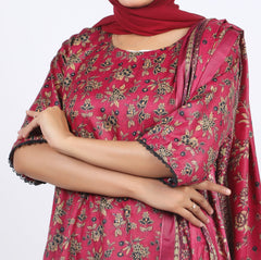 Shataj Febron Wash & Wear Unstitched Printed 3Pcs Suit - A10