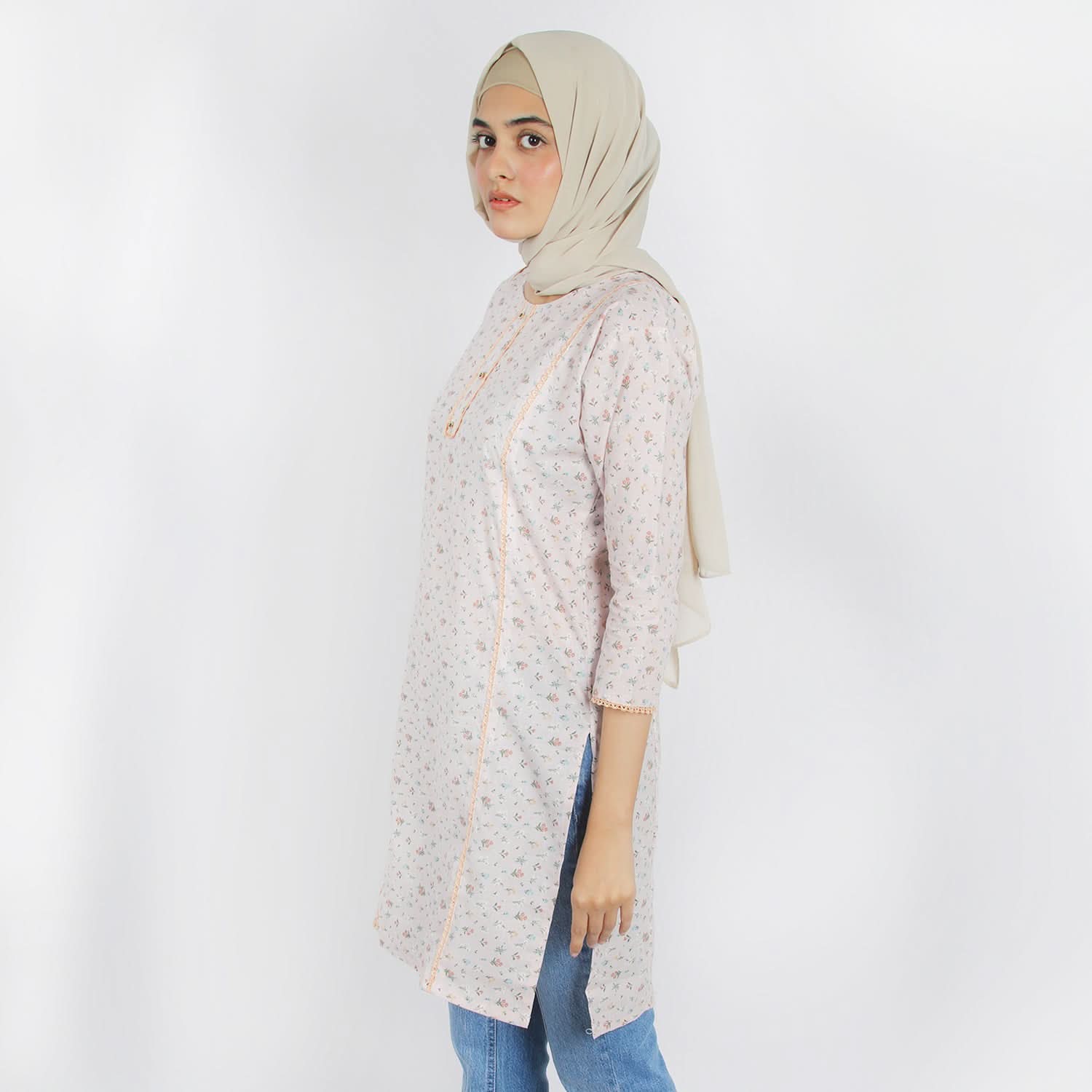 Women's Printed Kurti - Multi Color, Women Ready Kurtis, Chase Value, Chase Value
