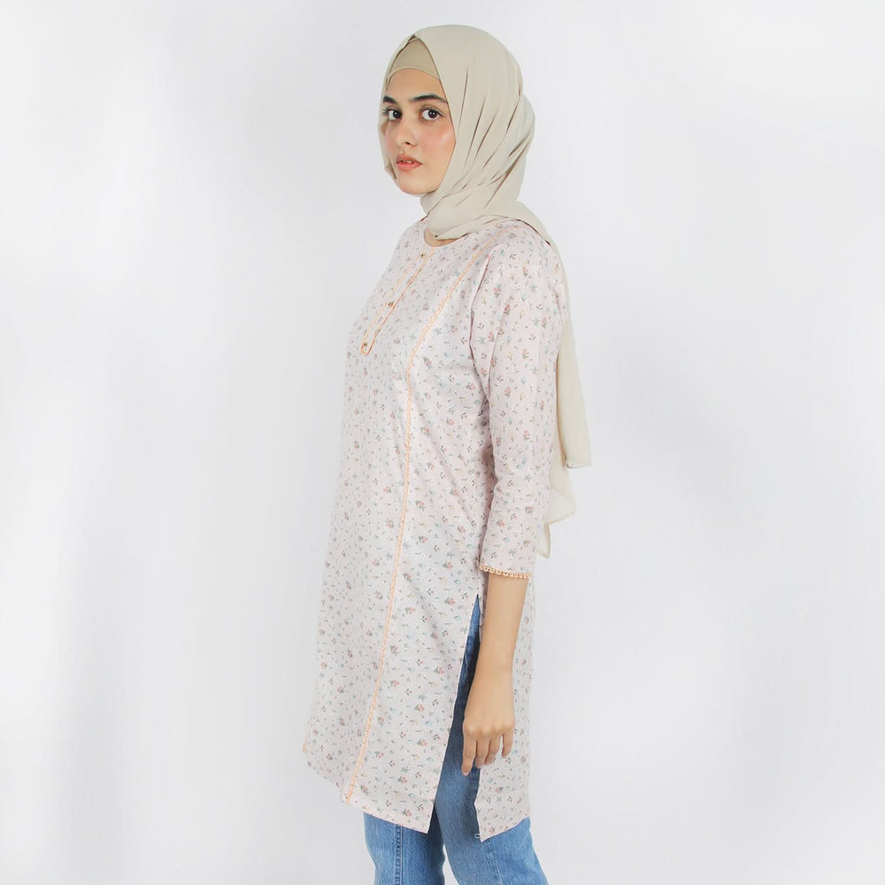 Women's Printed Kurti - Multi Color, Women Ready Kurtis, Chase Value, Chase Value