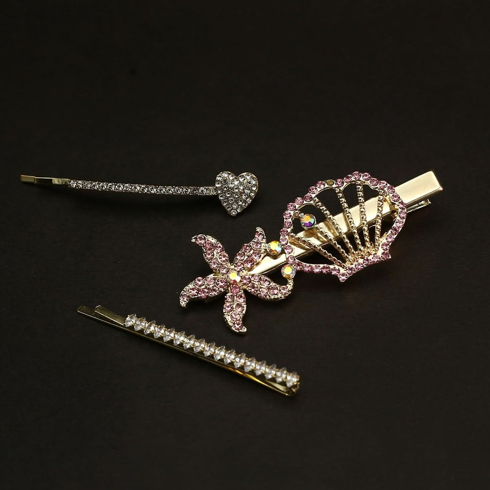 Hair Pin Card - Golden, Girls Hair Accessories, Chase Value, Chase Value