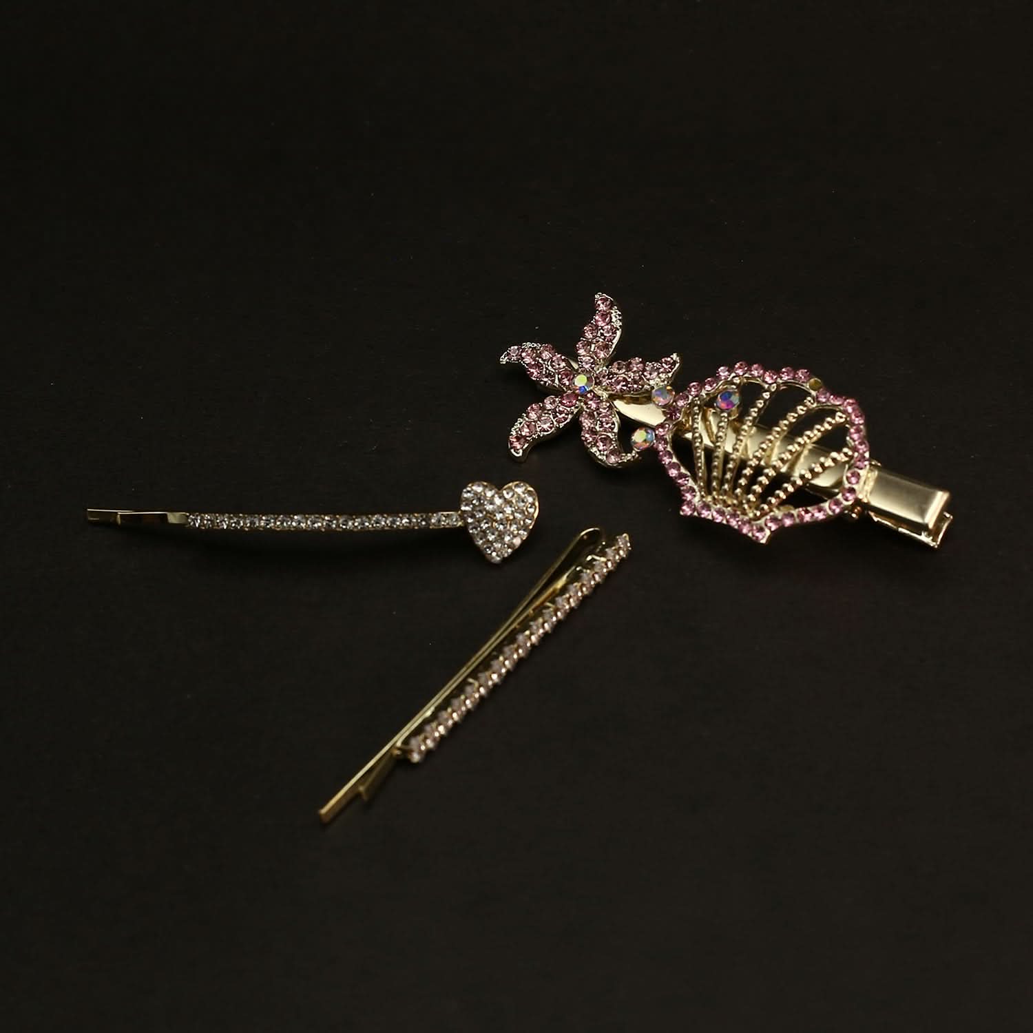 Hair Pin Card - Golden, Girls Hair Accessories, Chase Value, Chase Value