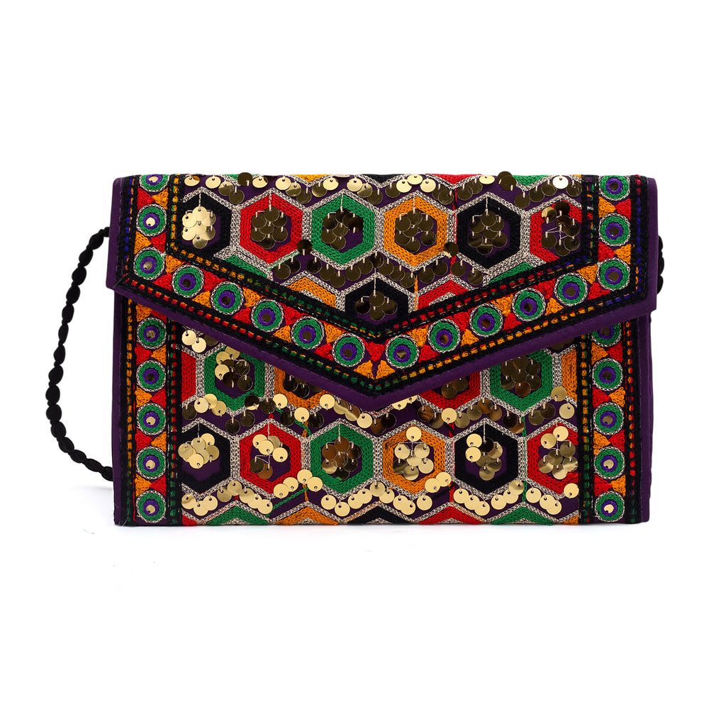 Women's Clutch Sindhi Traditional Embroidered, Women Clutches, Chase Value, Chase Value
