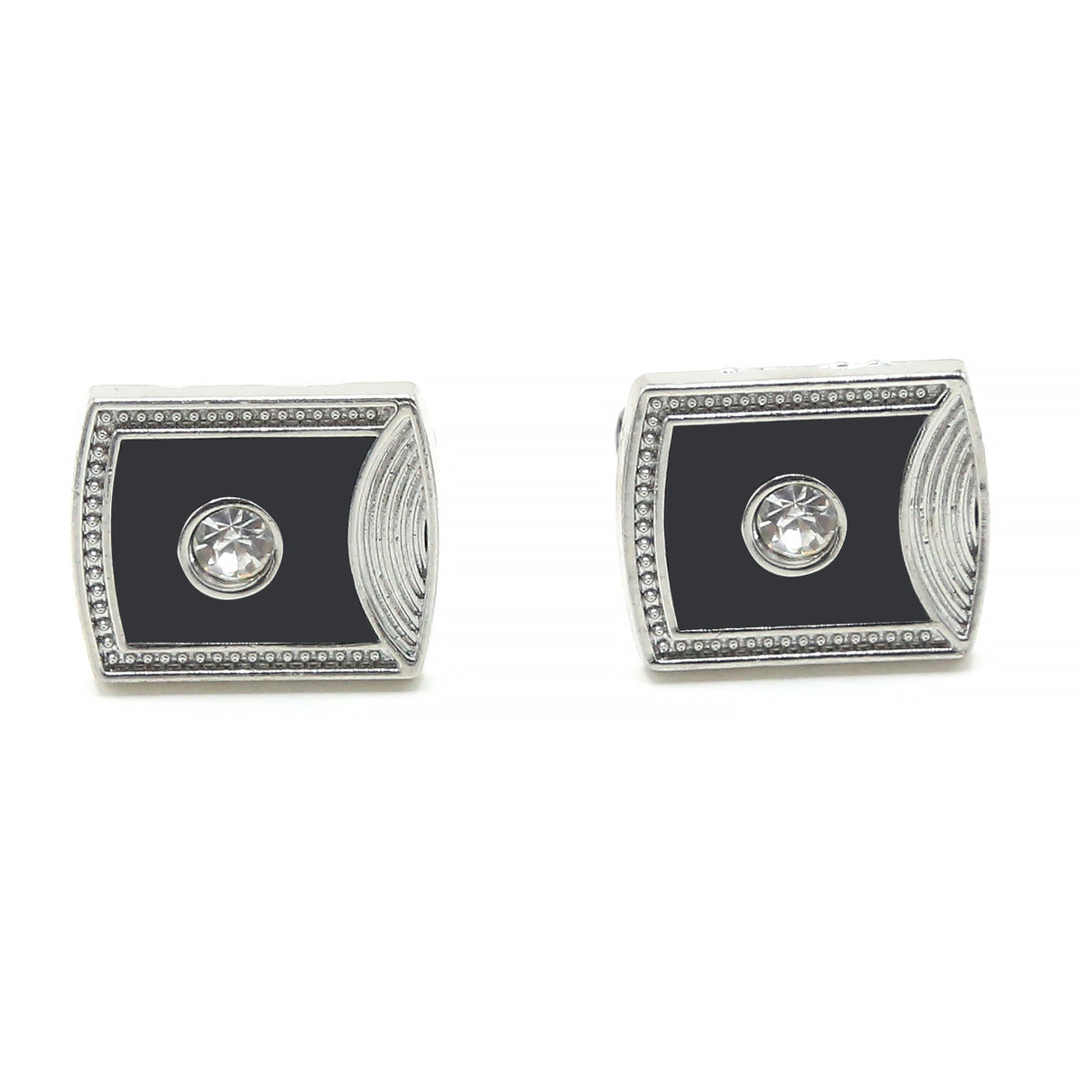 Men's Cufflink - Black, Men's Cufflinks, Chase Value, Chase Value