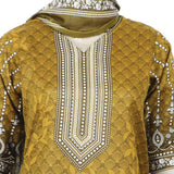 Women's Wash & Wear Unstitched 3pcs Suit - A11, Women, 3Pcs Shalwar Suit, Chase Value, Chase Value