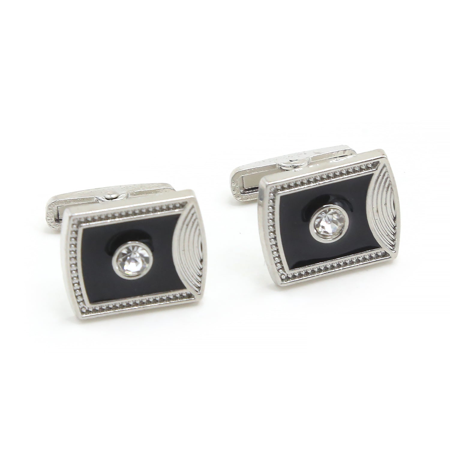 Men's Cufflink - Black, Men's Cufflinks, Chase Value, Chase Value