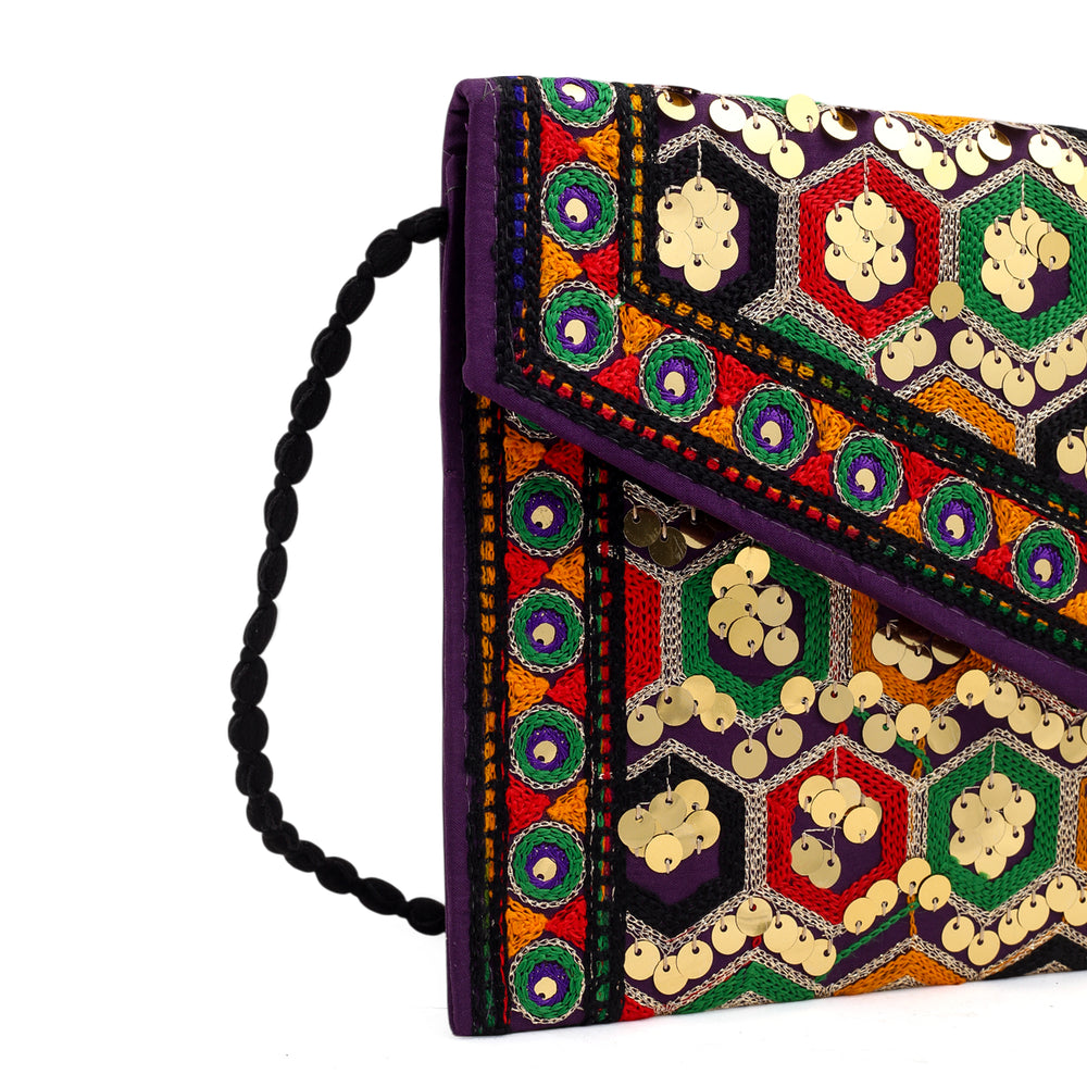 Women's Clutch Sindhi Traditional Embroidered, Women Clutches, Chase Value, Chase Value