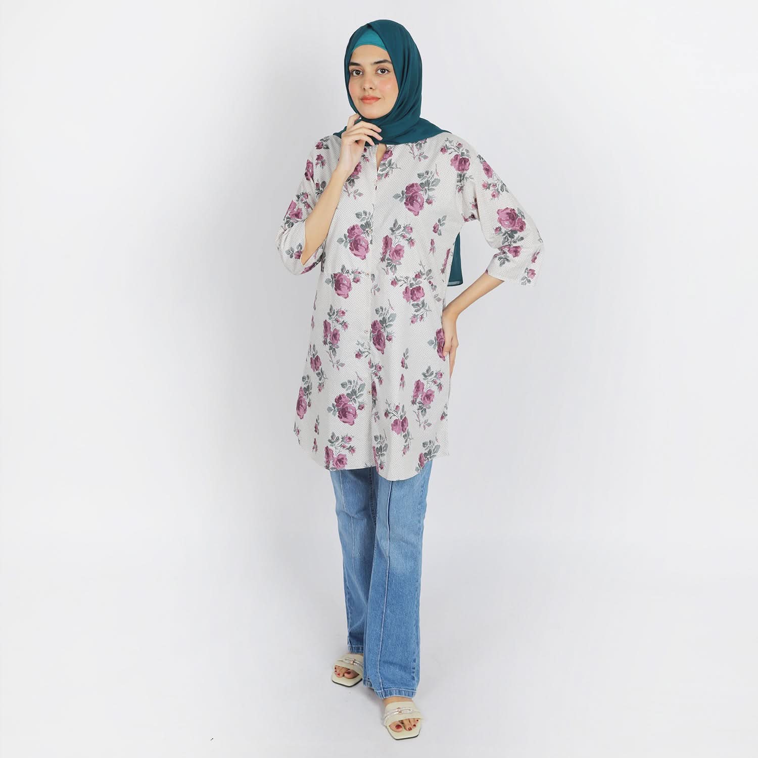 Women's Printed Kurti - Multi Color, Women Ready Kurtis, Chase Value, Chase Value