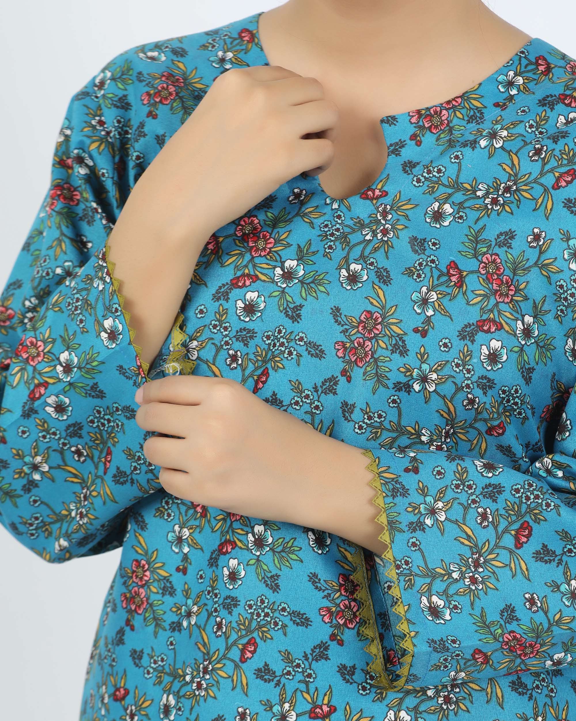 Women's Printed Unstitched 2pcs Suit, Women, 2Pcs Shalwar Suit, Chase Value, Chase Value