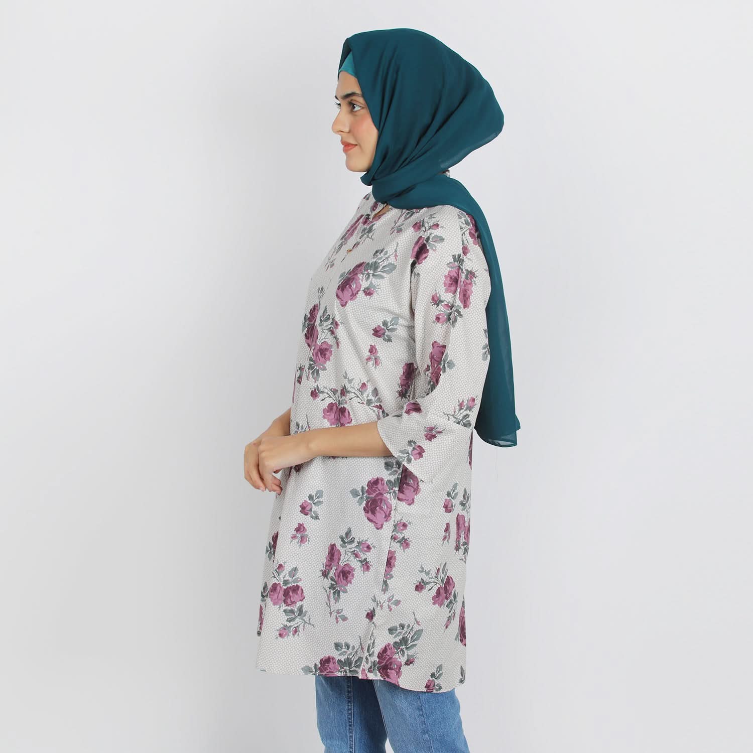 Women's Printed Kurti - Multi Color, Women Ready Kurtis, Chase Value, Chase Value