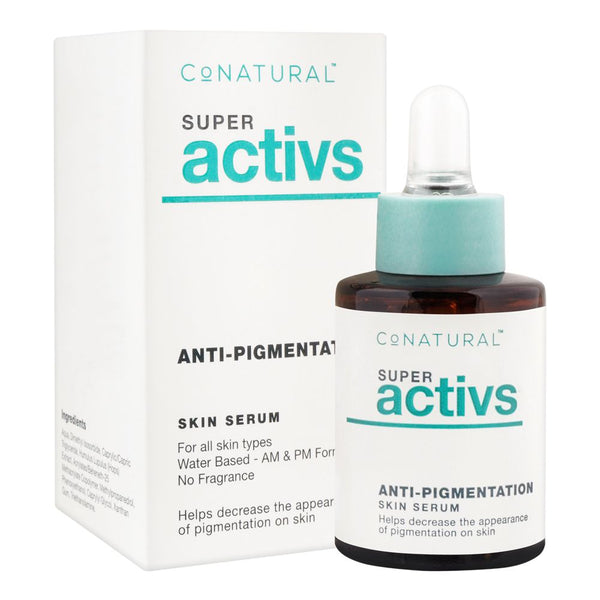 Co-Natural Super Activs Anti-Pigmentation Skin Serum  For All Skin Types  30ml, Oils & Serums, Co-Natural, Chase Value