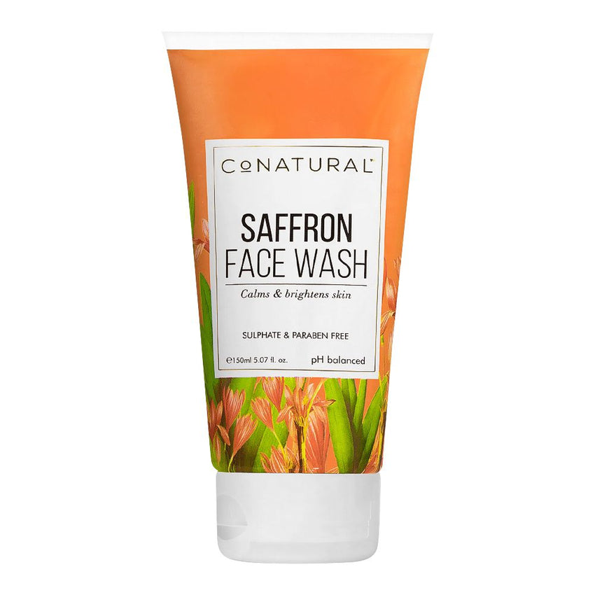 Co-Natural Saffron Face Wash  Calms & Brightens Skin  150ml, Face Washes, Co-Natural, Chase Value