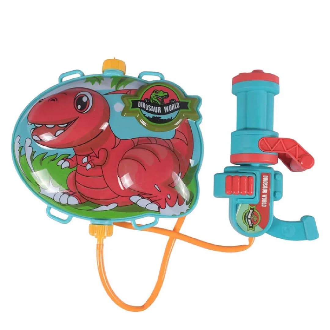 Dinosaur Theme Backpack Water Gun – Classic Soaking Fun for Summer, Weapon Toys, Chase Value, Chase Value