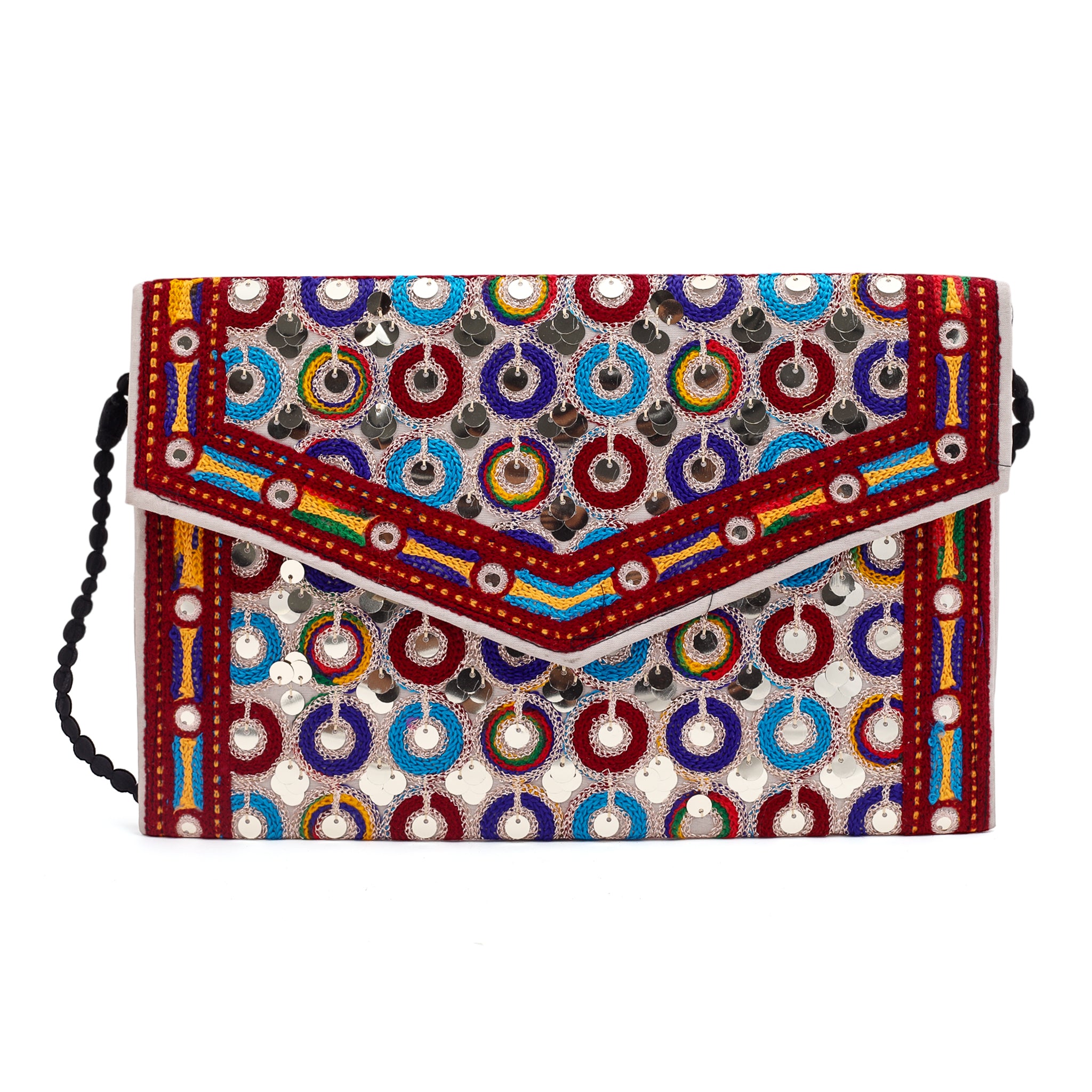 Women's Clutch Sindhi Traditional Embroidered, Women Clutches, Chase Value, Chase Value