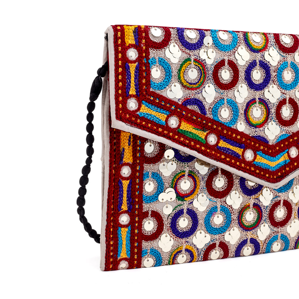Women's Clutch Sindhi Traditional Embroidered, Women Clutches, Chase Value, Chase Value