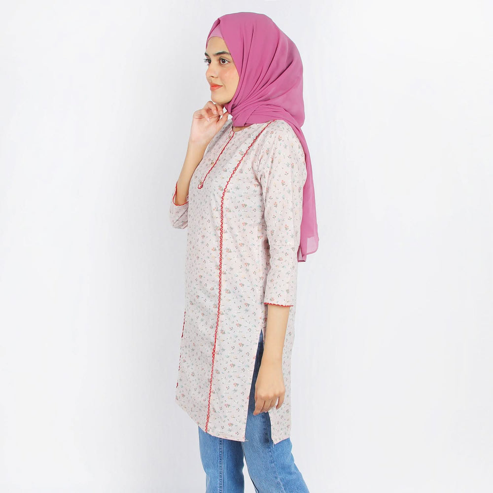 Women's Printed Kurti - Multi Color, Women Ready Kurtis, Chase Value, Chase Value