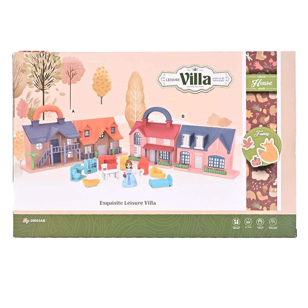 Exquisite Leisure Villa Dream House Play Set, Dolls & House, Chase Value, Chase Value