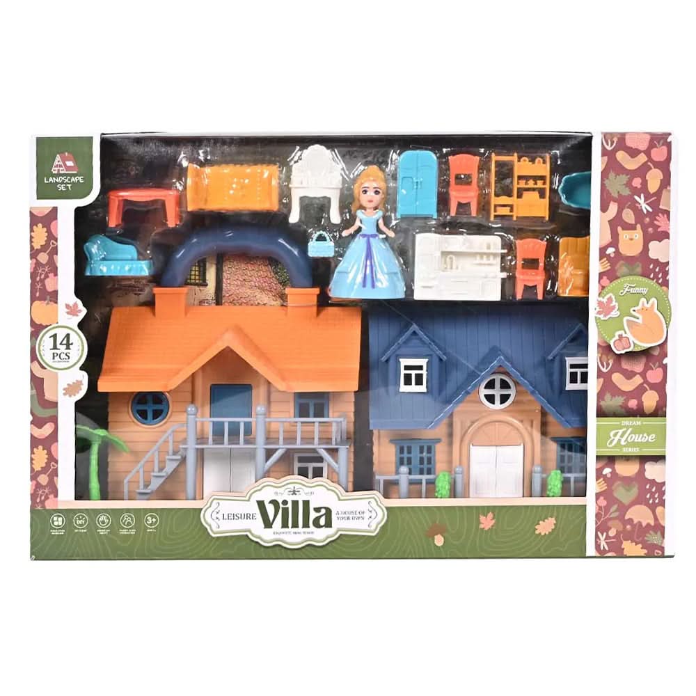 Exquisite Leisure Villa Dream House Play Set, Dolls & House, Chase Value, Chase Value