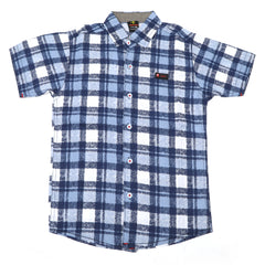 Boys Half Sleeves Casual Shirts - Multi Color