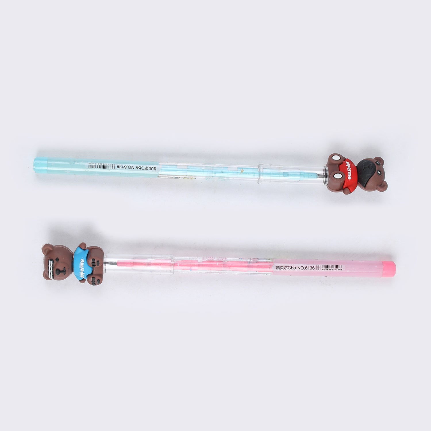Bullet Pencil With Cartoon Character Eraser 2Pcs, Stationery Supplies, Chase Value, Chase Value