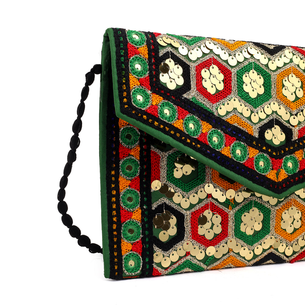 Women's Clutch Sindhi Traditional Embroidered, Women Clutches, Chase Value, Chase Value