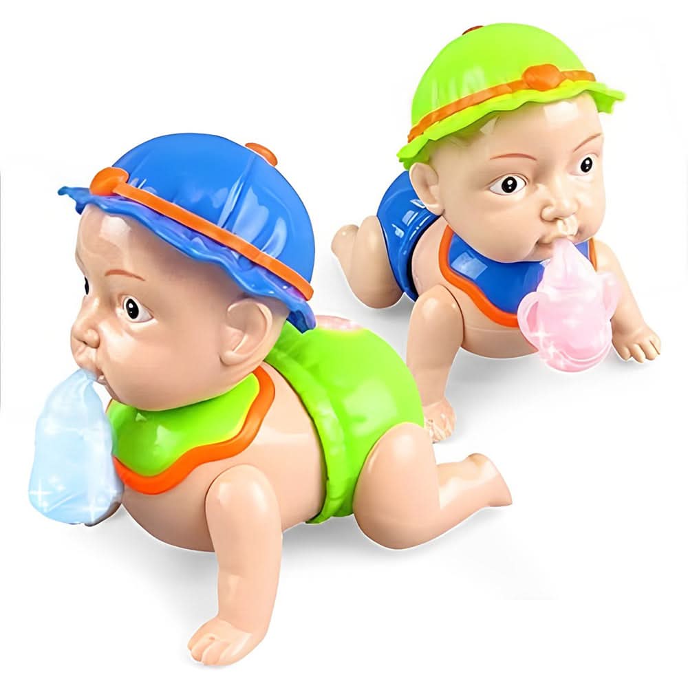 Electrical Crawling Baby with Flashing Light For Kids Toys, Musical Toys, Chase Value, Chase Value