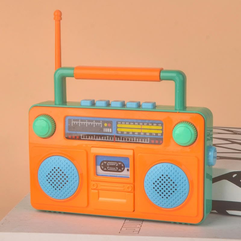 Old Classical Tape Recorder Radio Musical Toy for Kids, Bluetooth Speakers, Chase Value, Chase Value