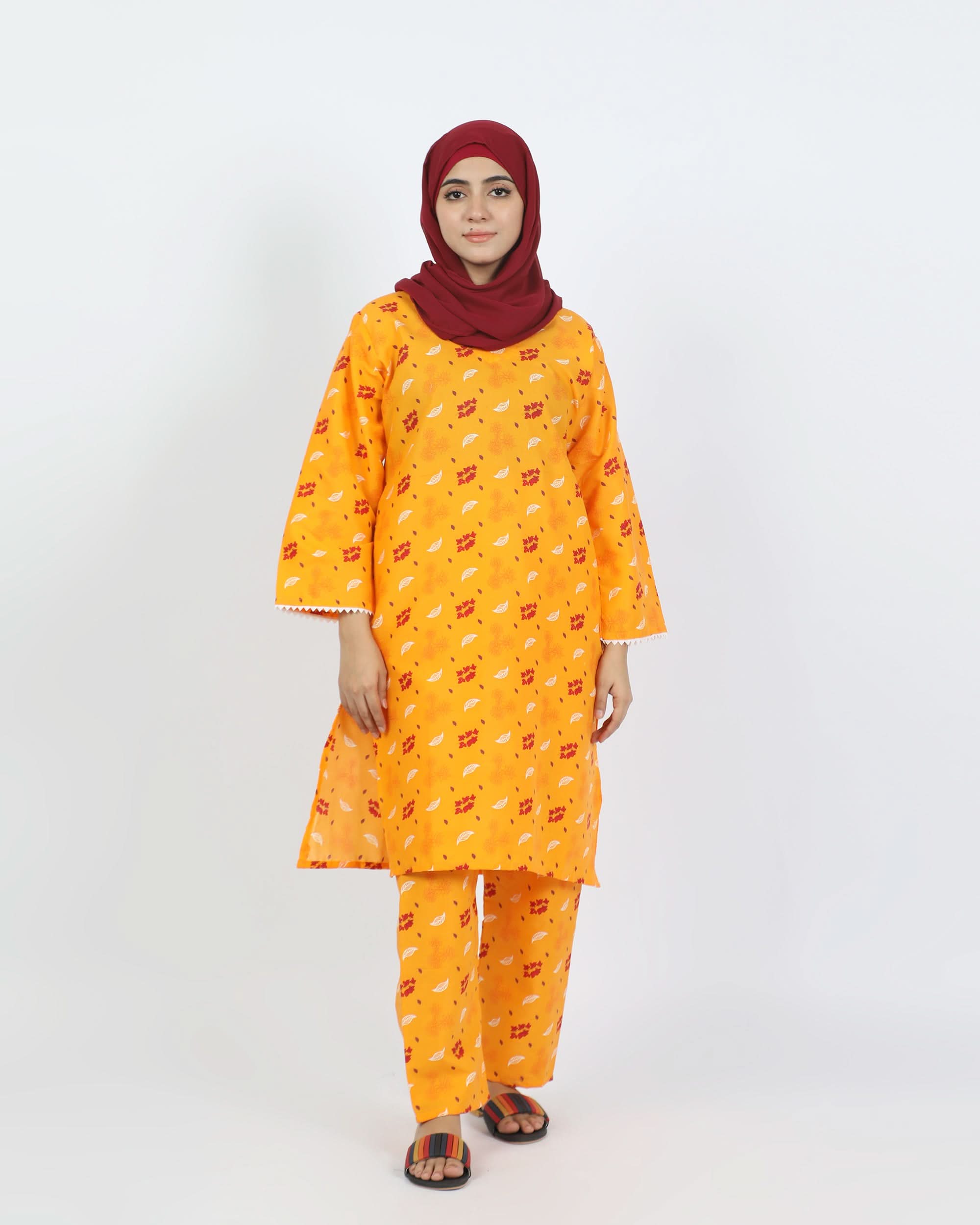 Women's Printed Unstitched 2pcs Suit, Women, 2Pcs Shalwar Suit, Chase Value, Chase Value