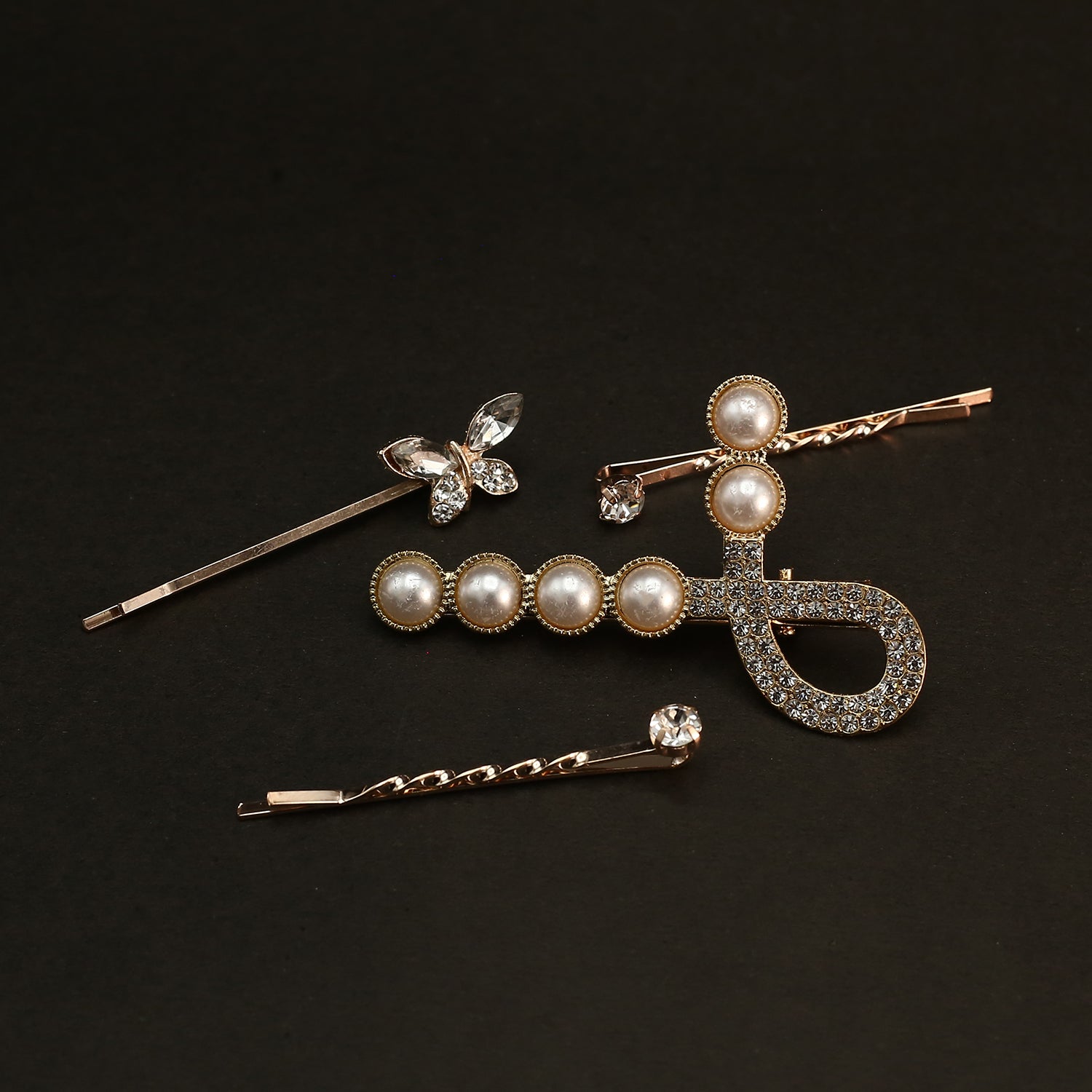 Hair Pin Card - Golden, Girls Hair Accessories, Chase Value, Chase Value