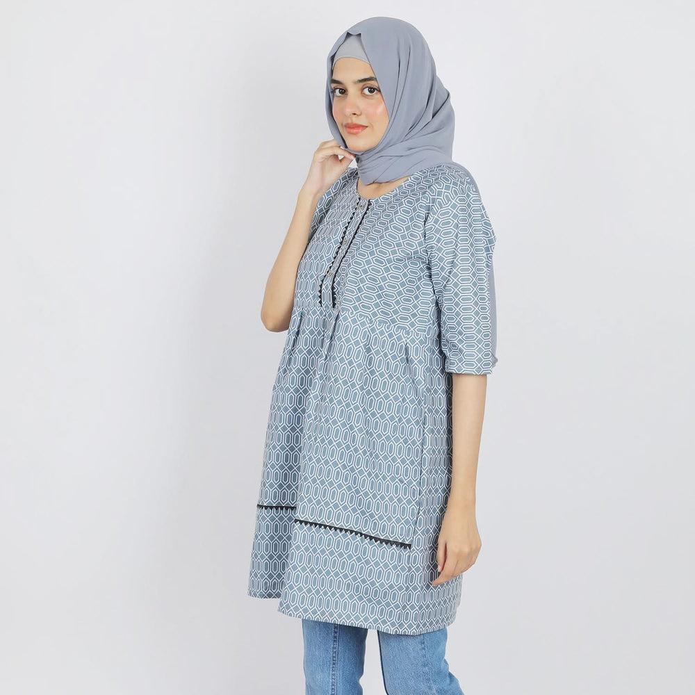 Women's Printed Kurti - Multi Color, Women Ready Kurtis, Chase Value, Chase Value