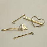 Hair Pin Card - Golden, Girls Hair Accessories, Chase Value, Chase Value