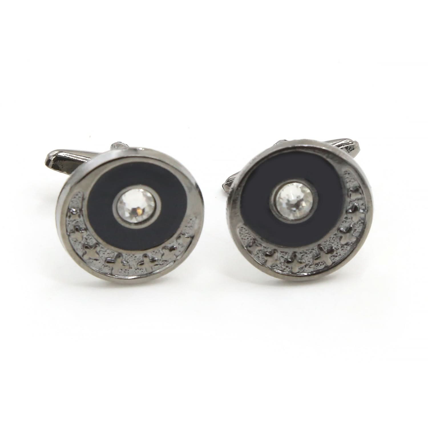 Men's Cufflink - Grey, Men's Cufflinks, Chase Value, Chase Value