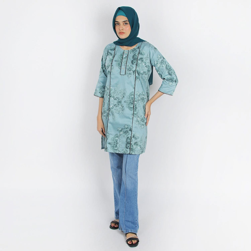 Women's Printed Kurti - Multi Color, Women Ready Kurtis, Chase Value, Chase Value
