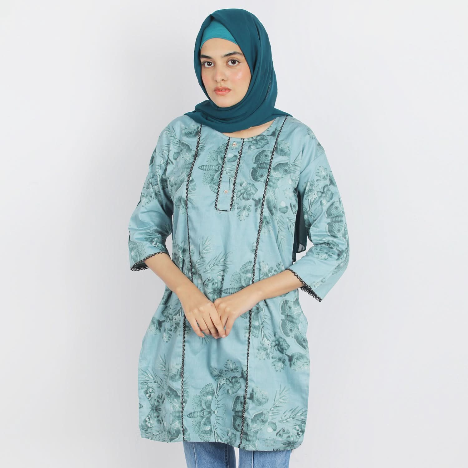 Women's Printed Kurti - Multi Color, Women Ready Kurtis, Chase Value, Chase Value