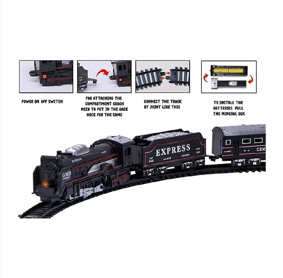 Battery Operated Train with Light W/OUT Battery, Musical Toys, Chase Value, Chase Value
