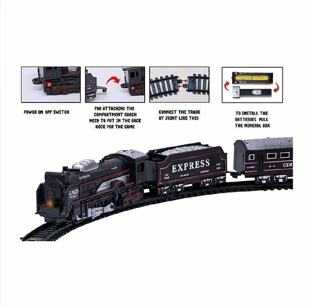 Battery Operated Train with Light W/OUT Battery, Musical Toys, Chase Value, Chase Value