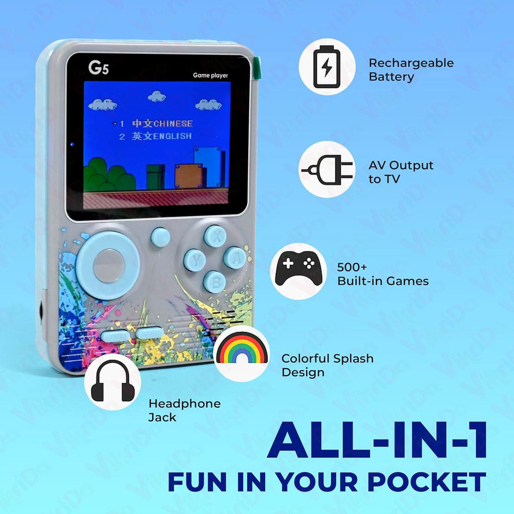 Retro Pocket Game Console, Educational Toys, Chase Value, Chase Value