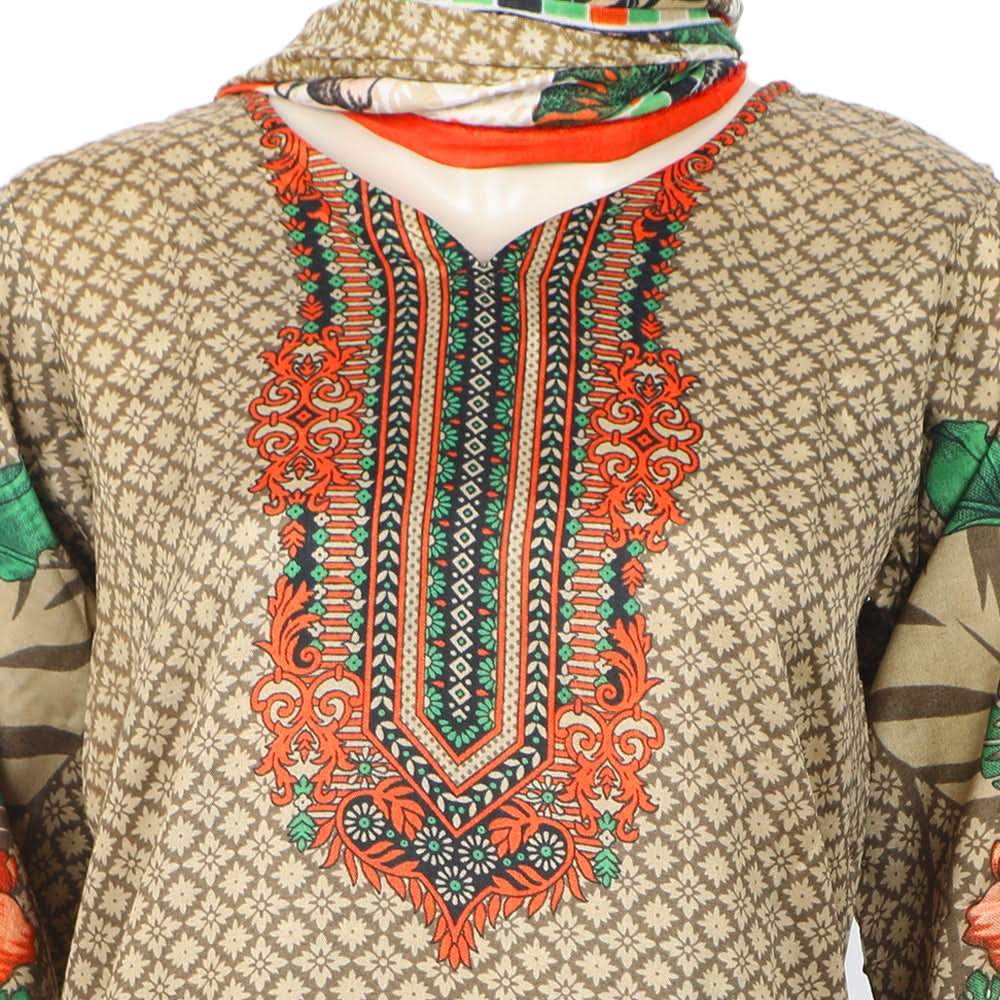 Women's Wash & Wear Unstitched 3pcs Suit - A17, Women, 3Pcs Shalwar Suit, Chase Value, Chase Value