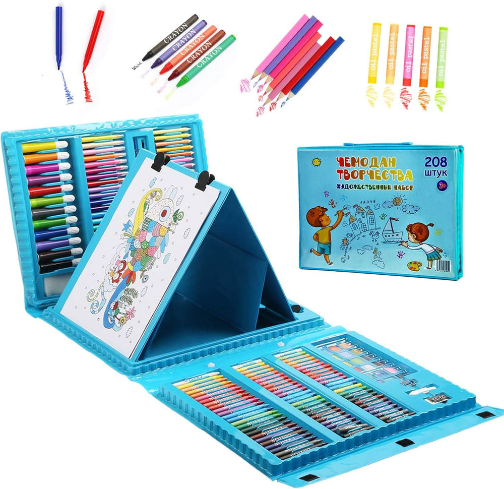 Deluxe Coloring Art Set for Kids 6-12 - 208PCS, Coloring Tools, Chase Value, Chase Value