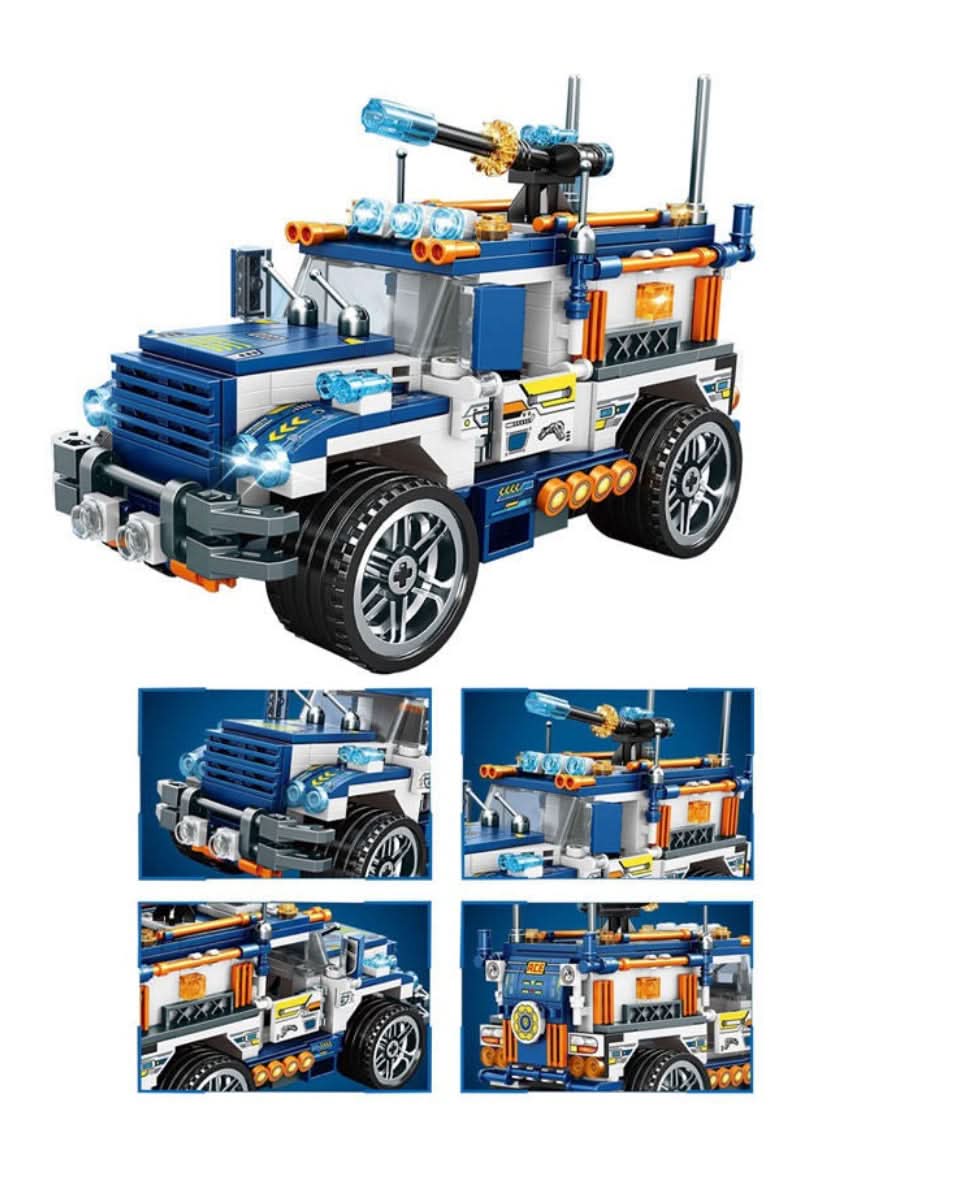 Armored Car Block Set 396 PCS, Kids Blocks & Building Toys, Chase Value, Chase Value
